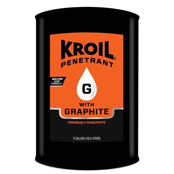 Kroil 5 Gallon Penetrating Oil with Graphite (aka Penephite), Rust-Loosening, High Temp PH051